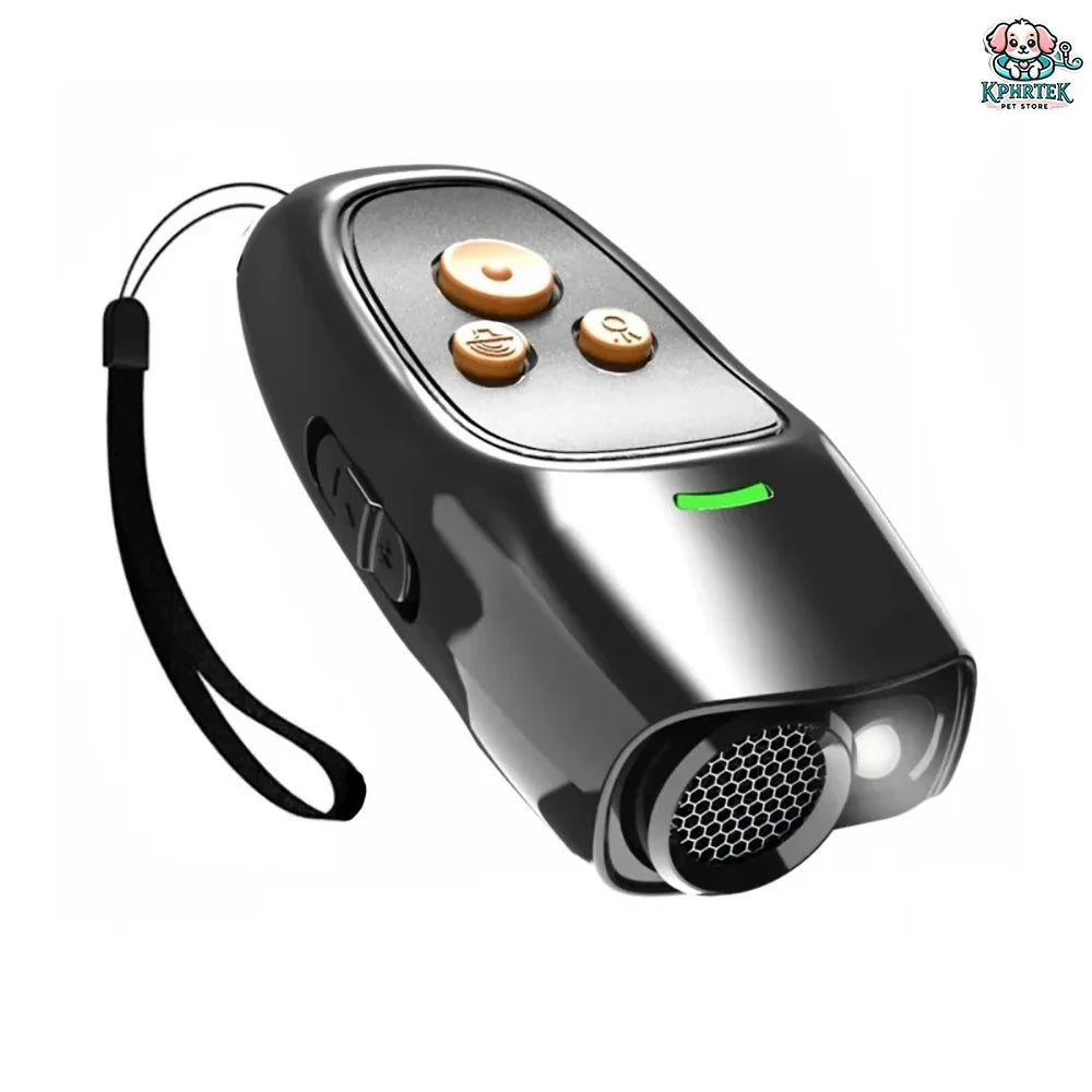 For 1 Dog Rechargeable Ultrasonic Dog Repellent Handheld Bark Control & Training Tool for Pets